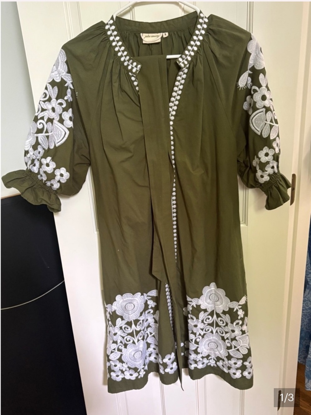 OLIVE ARMY GREEN 🫒 JULIA ARMORY COATUE TUNIC DRESS